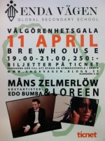 Måns uppträder på Enda Vägen - En välgörenhetsgala i Göteborg